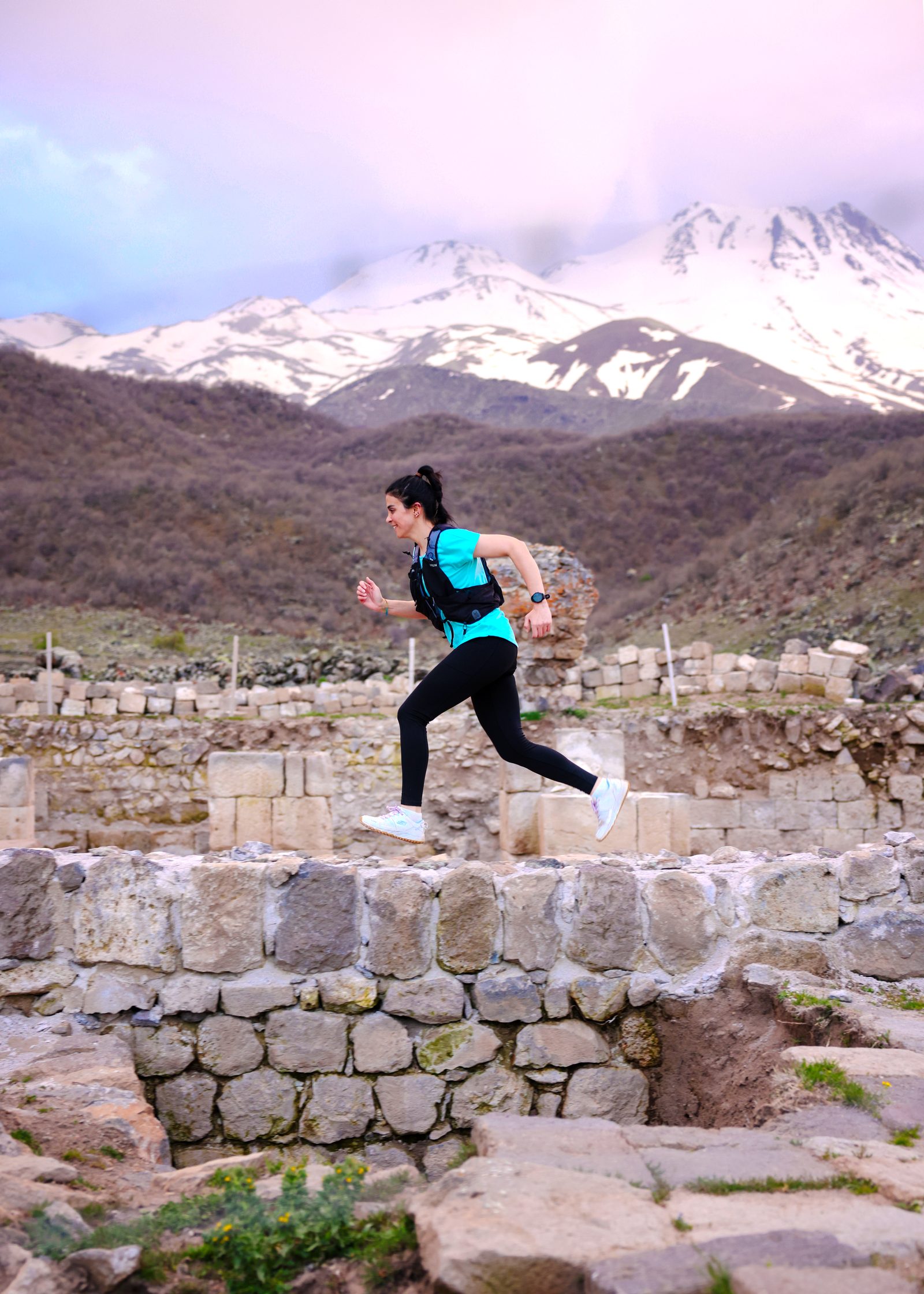 Hasandağı Ultra Trail 2025 yarış anı